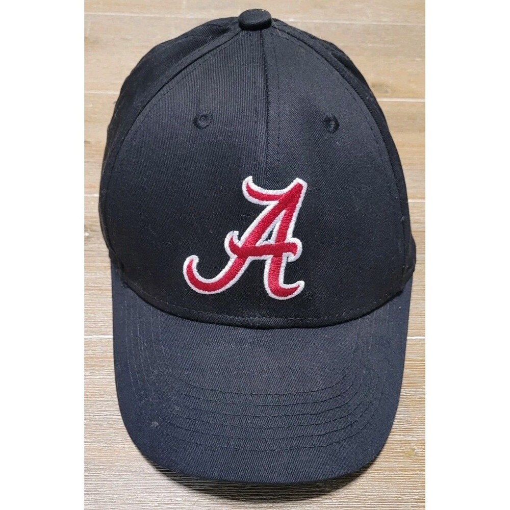 University Alabama Crimson Roll Tide Black Hat Baseball Cap Captivating Headwear